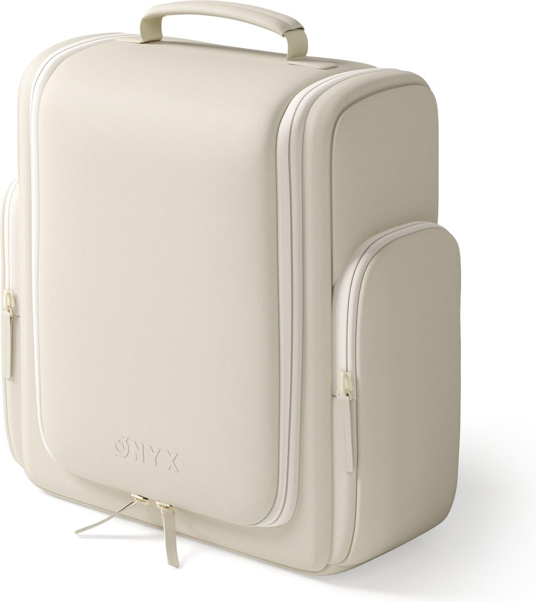ONYX Beauty case – Beauty case & Specchio – Borsa per il trucco – Organizer per cosmetici – Con scomparti interni – Beauty case & Specchio – Sacchetto per il lavaggio sospeso con gancio – per uomo e