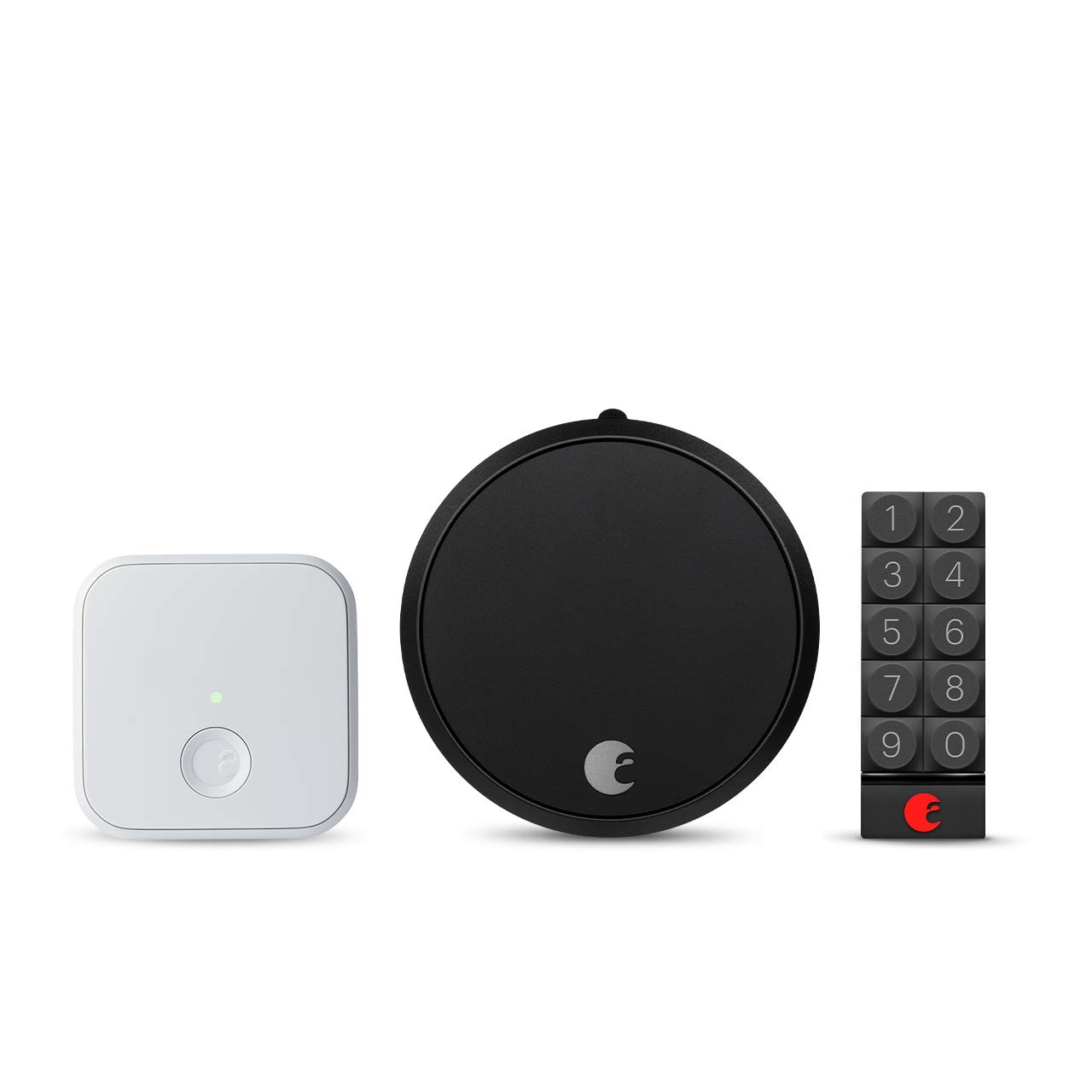 August Smart Lock Pro + Connect Wi-Fi Bridge, 3rd gen - Silver