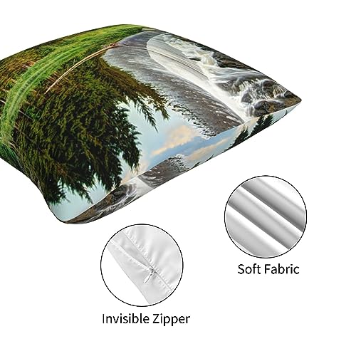 Housse de coussin cascade BAFAFA pour raviver un canapé terne avec douceur 45x45