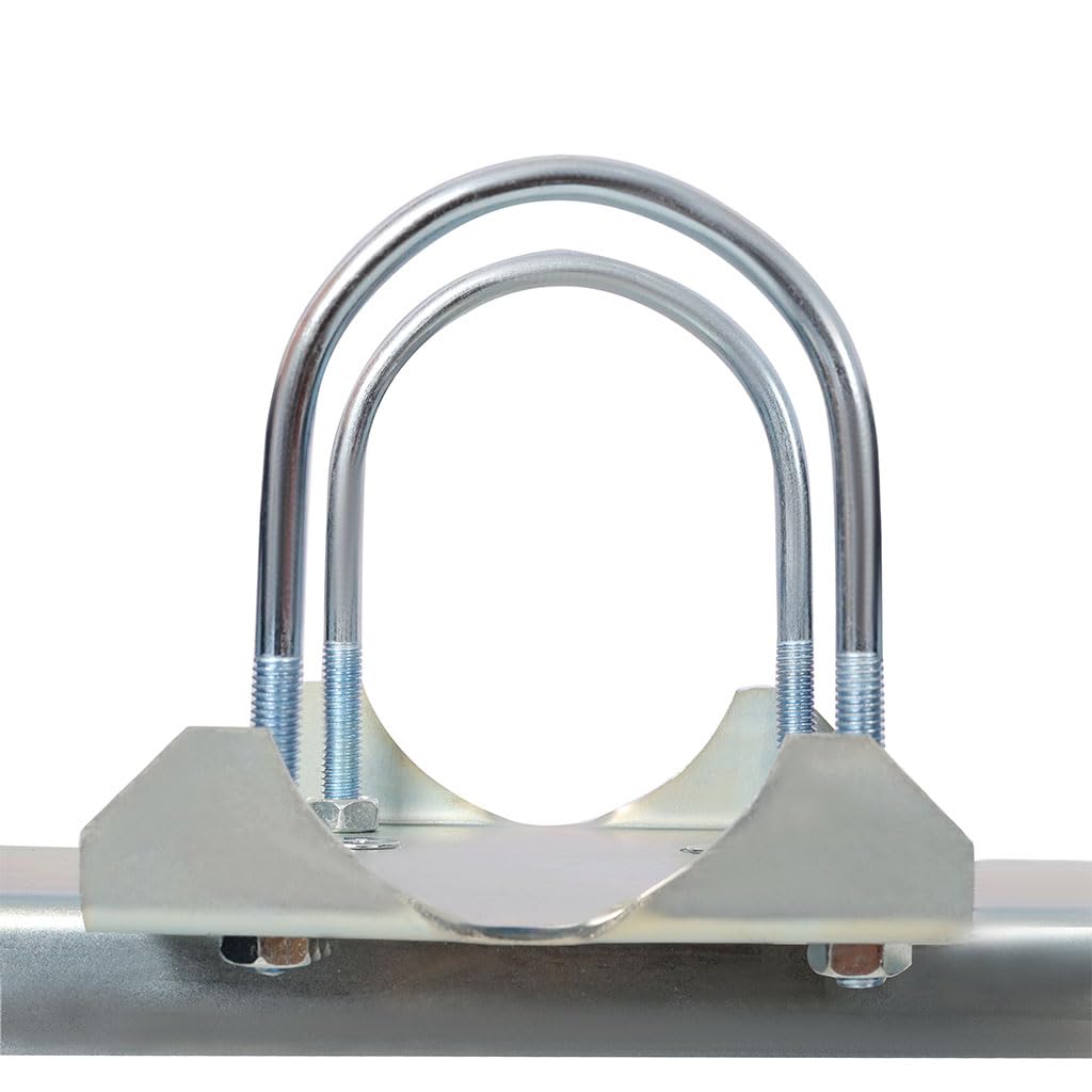 Rueda de soporte de puerta de 10 pulgadas, rueda de puerta rodante resistente con marco de acero y neumático de goma, ayudante de puerta de montaje de perno en U para puertas de tubo de metal