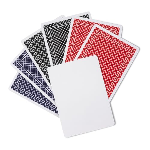 Baraja de Cartas en Blanco Póker 162 piezas miniatura 6