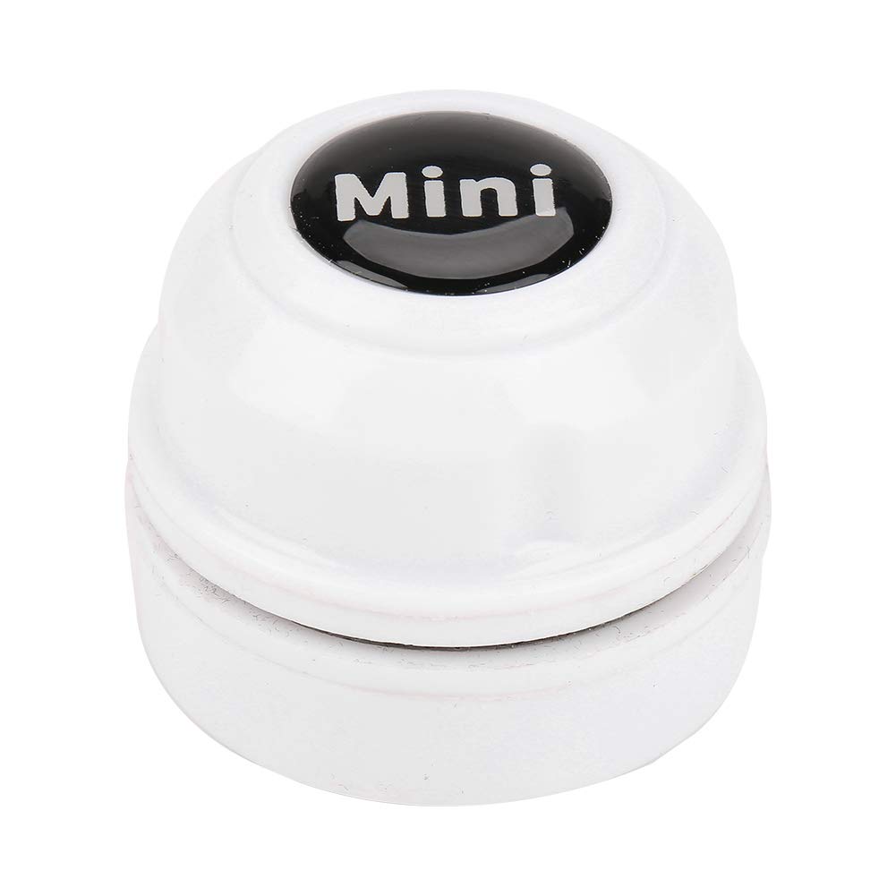 Cepillo magnético para acuario Limpiador de acuario Limpiador de vidrio del tanque de peces Mini Portátil Durable Imán de plástico Herramienta de limpieza del cepillo del tanque de peces(Blanco)