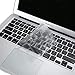 MOSISO Ultra Thin Keyboard Cover TPU Skin Compatible with MacBook Air 13 inch A1466 A1369 2010-2017&Compatible with MacBook Pro 13/15 inch (with/Without Retina Display,2015 Older Version), Clear