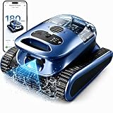Automatic Robotic Pool Vacuum Cleaner for Inground & Above G...