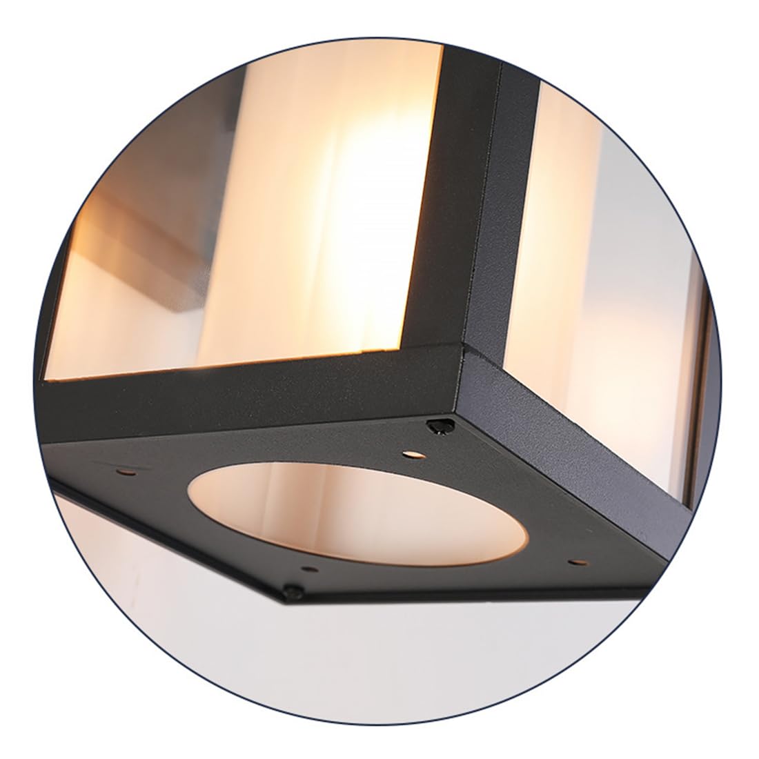 Vintage aluminiowa lampa ścienna na zewnątrz ganek latarnia | Zewnętrzne oświetlenie domu, zewnętrzne oświetlenie ganku do ogrodu, tarasu, balkonu, bramy, willi, czarnego