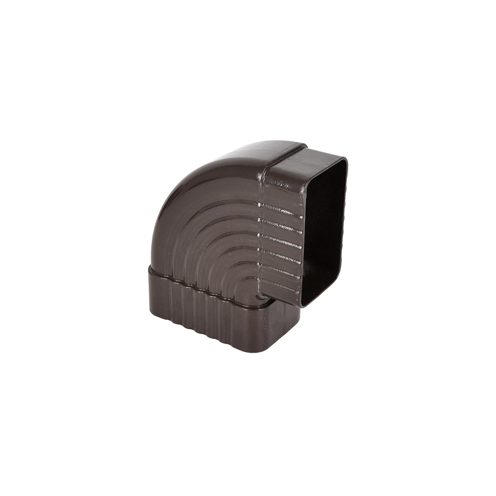 Peak Gutters Coude A pour tuyaux de descente pluviale en aluminium, 2 po x 3 po - brun | Home Depot Canada