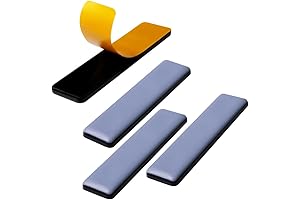 Self-Adhesive Rectangular Furniture Sliders for Effortless Gliding on Carpets and Hardwood