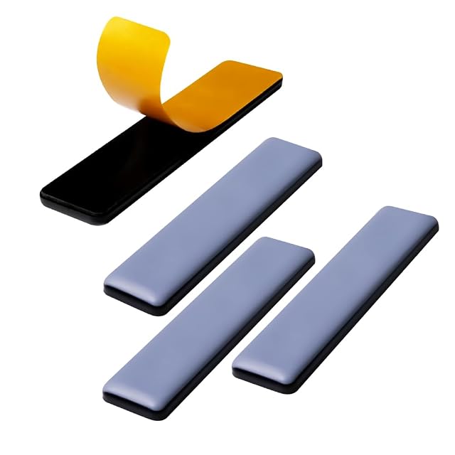 Furniture Sliders for Carpet Hardwood Floors Self-Stick Teflon Glides Rectangle 25 100mm 4 Pack