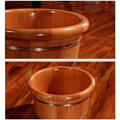 Bañera de spa para pies de madera para pedicura miniatura 5