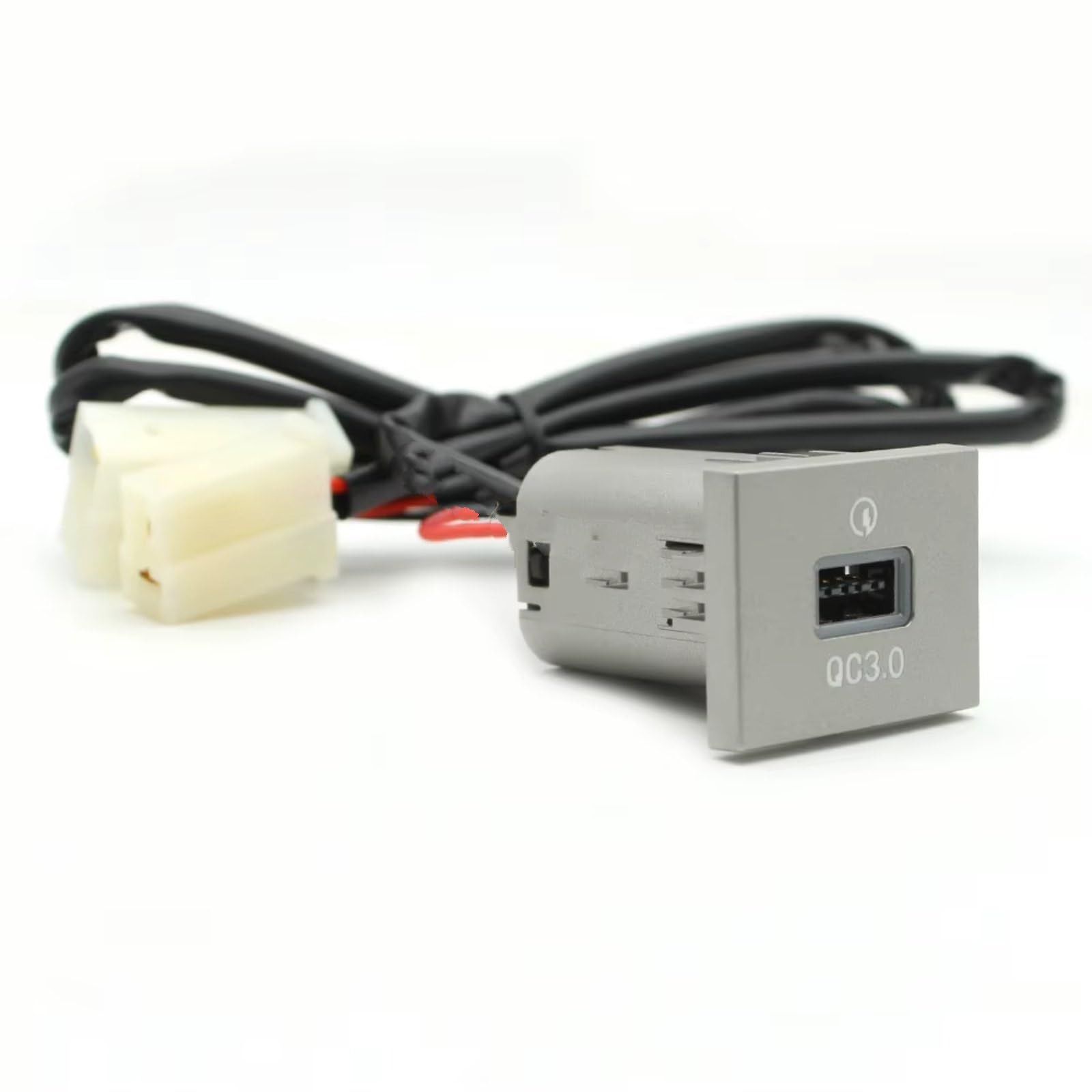 Centro De Puerto USB Compatible Con Ford Para Focus 2 Mk2 2009 2010 2011 12V 24V Cargador Coche Carga Rápida QC3.0 Adaptador Carga Teléfono Interfaz USB AUX Automóvil