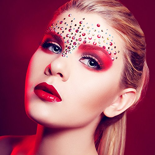 Decora 300Pcs Multicolor Rhinestone Stickers In 15 Colors Self-Adhesive Gemstone Embellishment Stickers For Nail Art Makeup Scrapbooking And Crafts 5Mm #TOP5