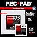 PEC-PAD Lint Free Wipes Ultra Soft Cloth for Cleaning Sensitive Surfaces like Camera, Lens, Filters, Film, Scanners, Telescopes, Microscopes, Binoculars (4x4 (25 sheets))