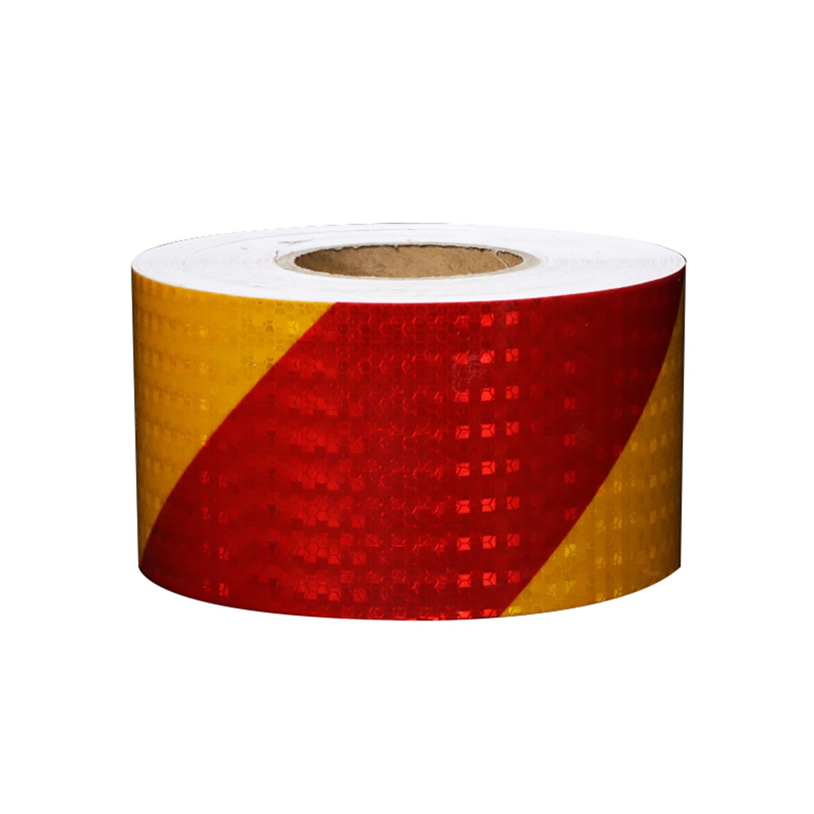 Cinta reflectante de alta visibilidad de 4 pulgadas x 164 pies, impermeable, tiras adhesivas fuertes de seguridad para remolques, vehículos, barcos, señales, color rojo y amarillo