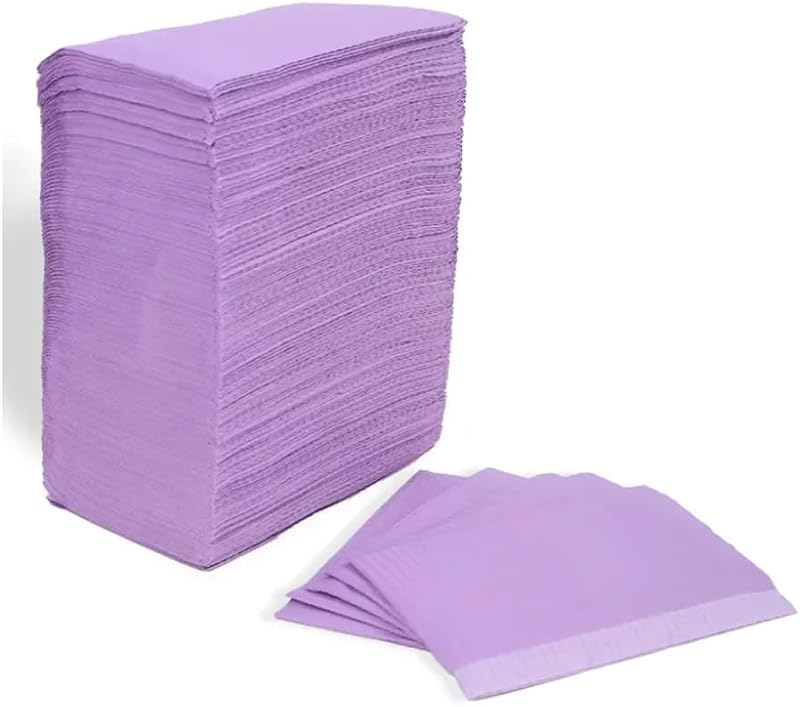BeiHCain Cobertor descartável para mesa e acessórios de tatuagem, roxo, Pacote com 125 unidades