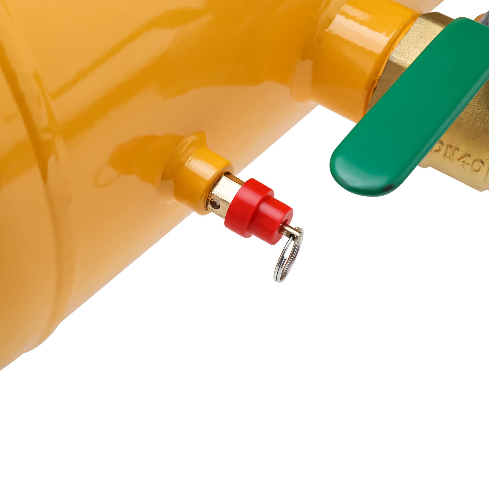 BOOMSTART 20L Tire Inflateur, Booster Perle de Pneu Perle Seater Blaster, Outil de Roue à Outils de Changement de Pneu sans Tube avec jauge pour Les camions de Voitures tracteurs VTT