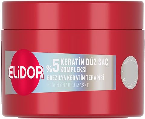 Elidor Saç Bakım Maskesi Yoğun Onarıcı Brezilya Keratin Terapisi 220 Mililitre