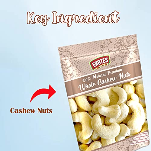 Image of Ancy Kaju (Cashew) 1000 Grams (250 Grams X 4) for All Ages | High in Protein and Boosts Energy and Build Immunity | Healthy Nutritious Cashew Nut | Delicious Vegan & Crunchy Kaju Nut for Cooking and Raw Eating