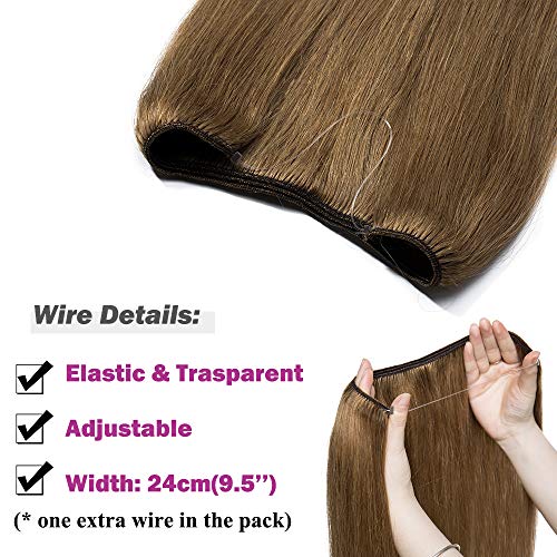 Elailite Extension Capelli Veri Filo Invisibile