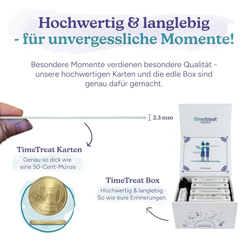 Zeit zu zweit – 40 Date Ideen für Paare | Die Date-Box für echte Momente für uns | Die schönste Art, Zeit zu schenken | Macht jeden Pärchenabend besonders | Mit exklusiven Date Ideen aus 4 Kategorien