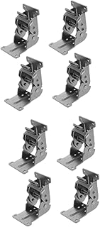 Angoily Shelf Brackets 8 Pcs Table Leg Hinge Folding Table Bracket Folding Table Legs Collapsible Shelf Bracket Folding