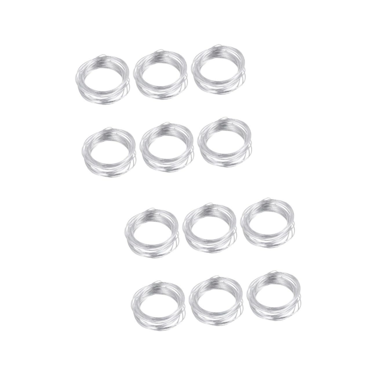 NUOBESTY 12rotoli Filo Alluminio Flessibile Per Creazioni Fai Te Per Modellismo e Creazione Di Scheletri Di Bambole Accessori Per Fiori e Supporti Decorativi