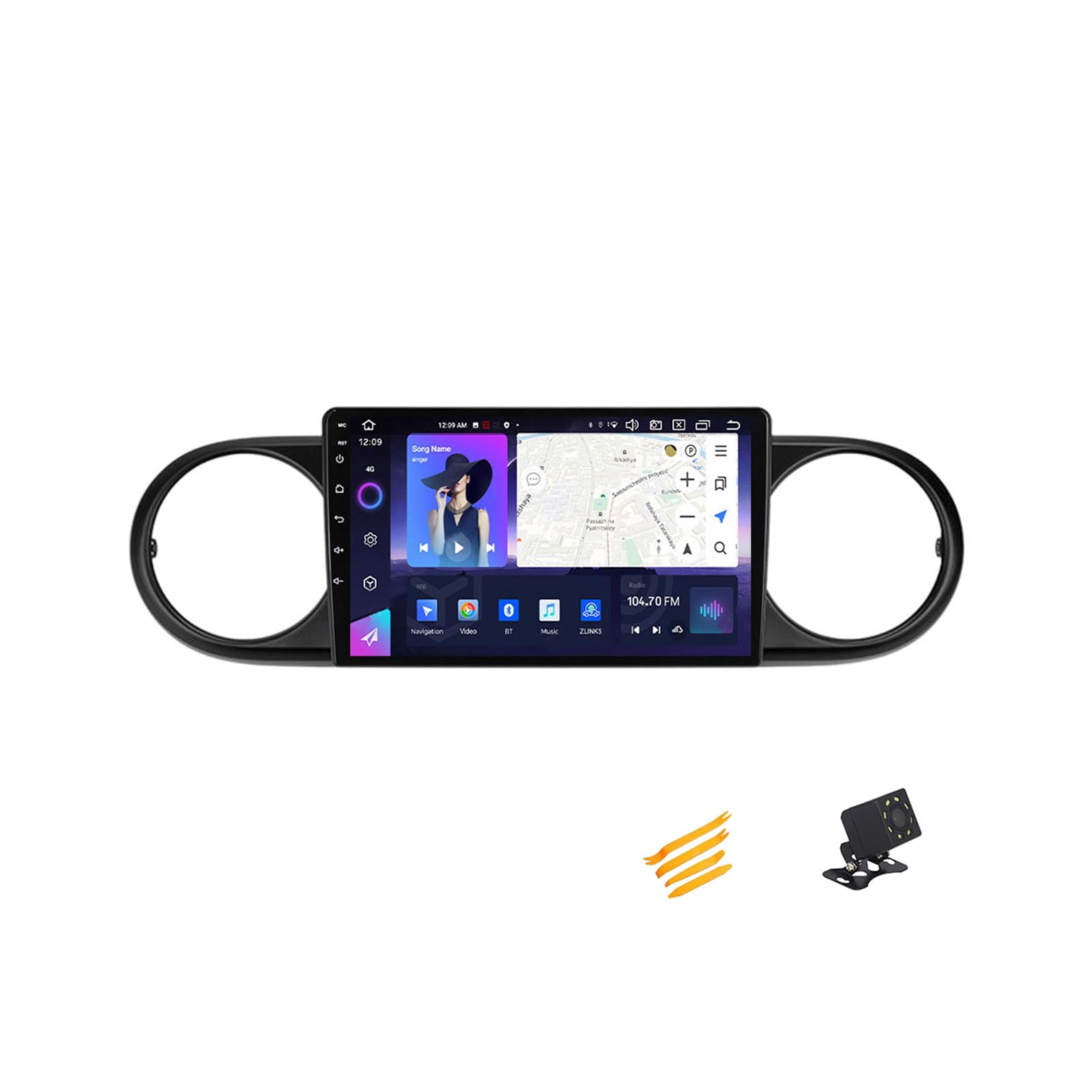 Car Radio Toyota Tacoma 2015-2021 à écran tactile 9 pouces et Bluetooth intégré