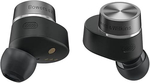Bowers & Wilkins Pi7 S2 - Auriculares inalámbricos intrauditivos, controladores híbridos duales, tecnología Qualcomm aptX, cancelación activa de