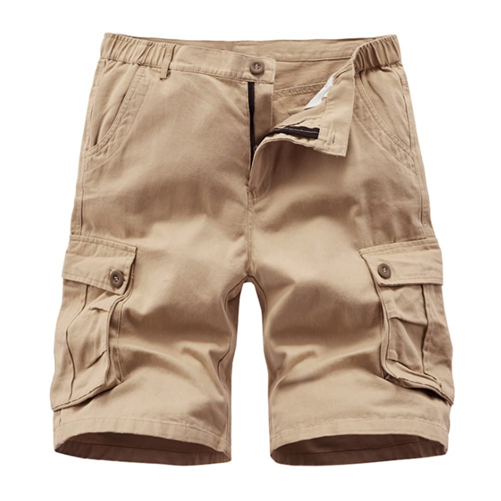 iCKER Herren Cargo Shorts Camouflage Freizeit männer Kurze Hose Lose Fit Baumwolle Bermuda Camo Shorts Sommer