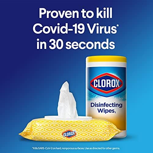 Clorox , Crisp Lemon, 75 Count, Pack of 6