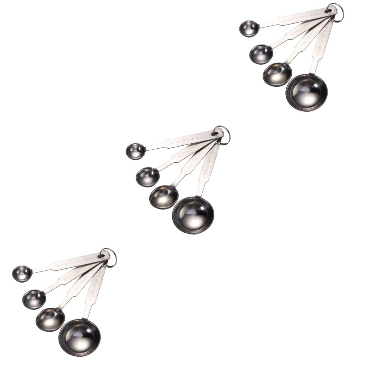 LIFKOME 12piezas Cucharas Medidoras Inoxidable De De Utensilios De Cocina Para Hornear Acero Inoxidable Precisas Para Ingredientes Secos y