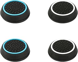 Thumb Grips Caps-4PCS Silicone Controller Grips Joystick Controller Performance Replacement Thumb Grips for PS3 PS5 XBOXONE Controller Grip
