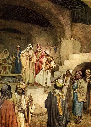 Tableau William Brassey Hole l'onction de David de style vintage