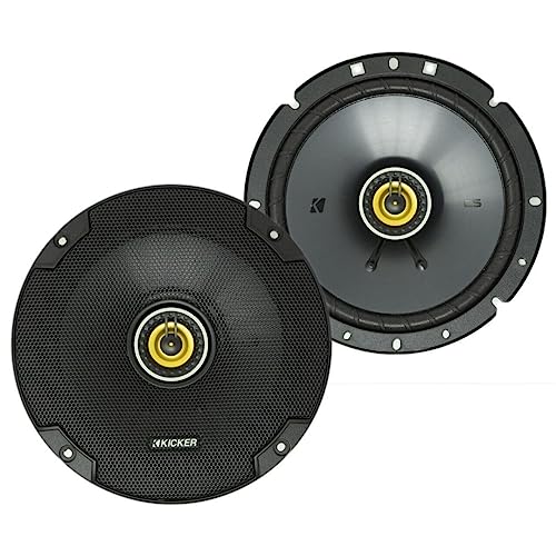KICKER 46CSC674 CS-Series CSC67 6.75-Inch (165mm) Coaxial Speakers, 4-Ohm (Pair)