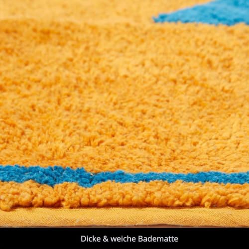 Homescapes Badematte Duschvorleger Badteppich Gummiente 45 x 75 cm aus 100% Reiner Baumwolle – Ansicht 3