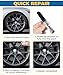 UBOG Touch Up Paint for Cars,Rim Paint,Car Accessories Wheel Paint,Auto Touch Up Paint,Car Scratch Remover Pen,Rim Scratch Repair,Car Paint Automotive Paint, Rim Paint for Car Wheel Repair (Black)
