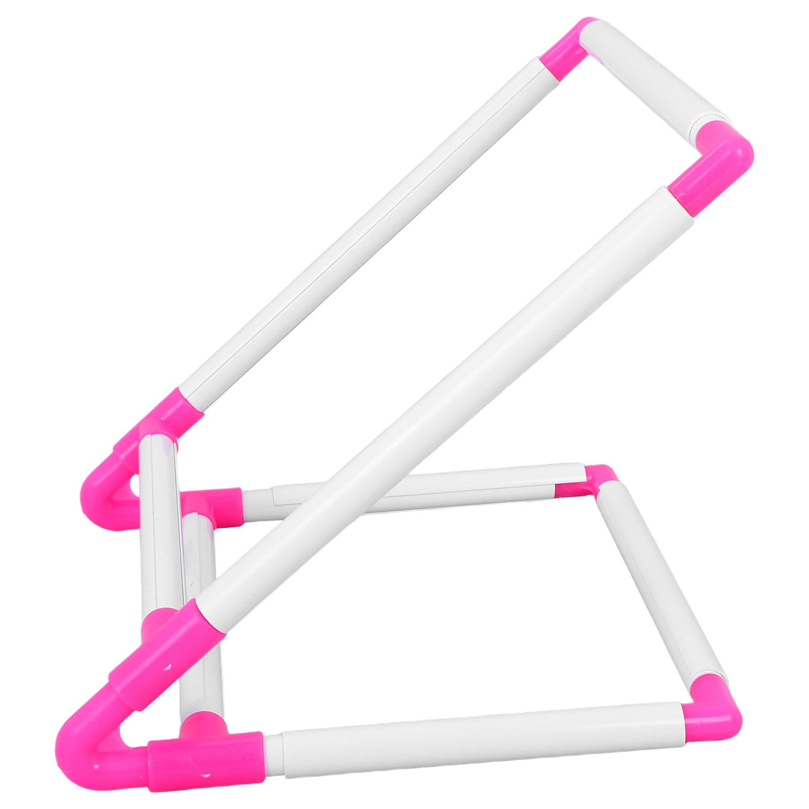 STOBAZA Cadre de Broderie en Pvc Blanc Stable et Facile à Détacher, Support à Point de Croix pour Broderie sur Table, Étagère Pratique pour Projet DIY