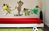  Beiwanda Wandtattoos Wandtattoo Janosch - Tigerente Tiger Bär und Frosch (120x47cm)