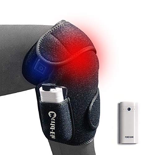 Rodillera de calefacción - almohadillas calefactables con USB - 3 ajustes de temperatura - perfecto para lesiones de rodilla,lesiones de rodilla,dolor de articulaciones,alivio del dolor muscular