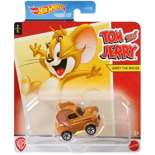 DieCast Hot Wheels Character Cars Jerry The Mouse (Tom and Jerry), 1:64 Scale