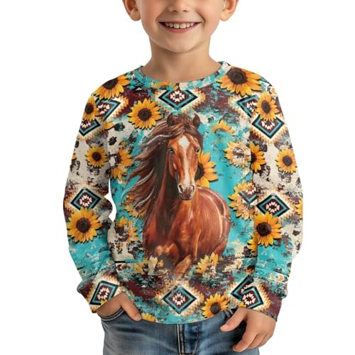Image of Uourmeti Teens Girls Long Sleeve T Shirts Fall Outfits Boys Active Sportswear Running Tops