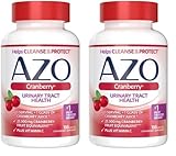 AZO Cranberry Urinary Tract Health Supplement, 1 Serving : 1 Glass of Cranberry Juice, Sugar Free Cranberry Pills, Non-GMO, 3 Month Supply, 100 Softgels (Pack of 2)