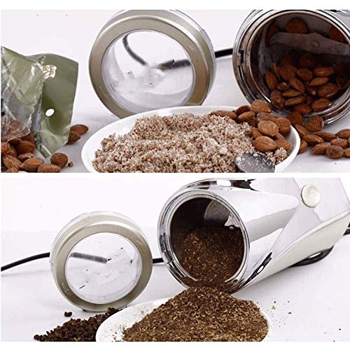 ywewsq Molinillo de café eléctrico multifunción portátil, máquina de Polvo pequeña Filtro de Molinillo de café… - Imagen 3