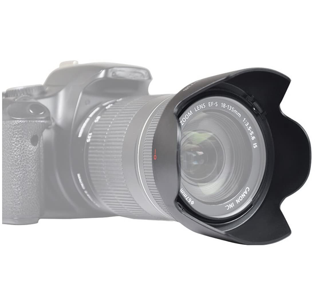 Canon EF-S 18-135mm ズームレンズ + EW-73Bフード付き Amazon.com 