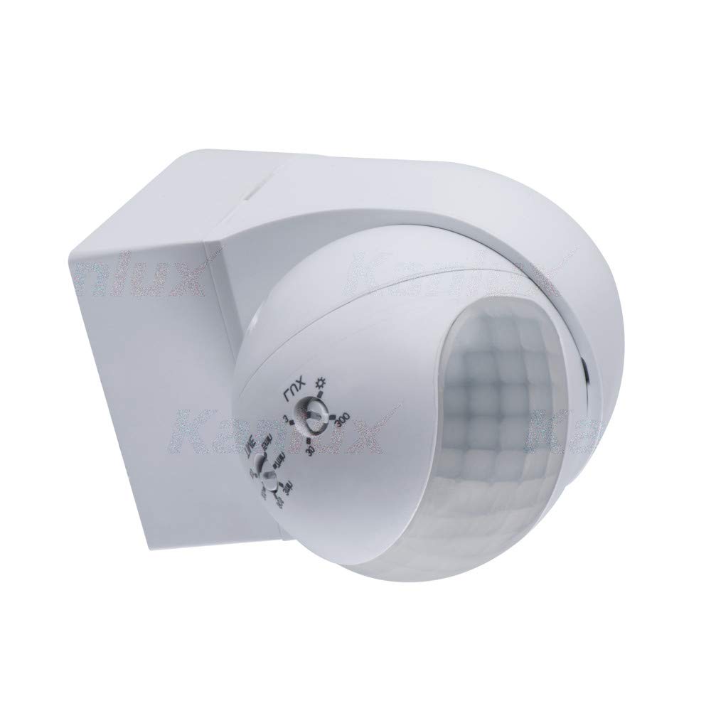 Amplio ángulo de 140 grados infrarrojo sensor de movimiento detector de presencia al aire libre IP44 Interruptor de alarma de seguridad en el hogar oficina 8 m medidor de rango de detección