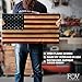 Flags of Valor Legacy Series Wooden American Flag | US Flag Wall Decor, Patriotic Wall Art, Made in USA by Veterans, Ready to Hang, Man Cave Room Decor for Men (Large, 22