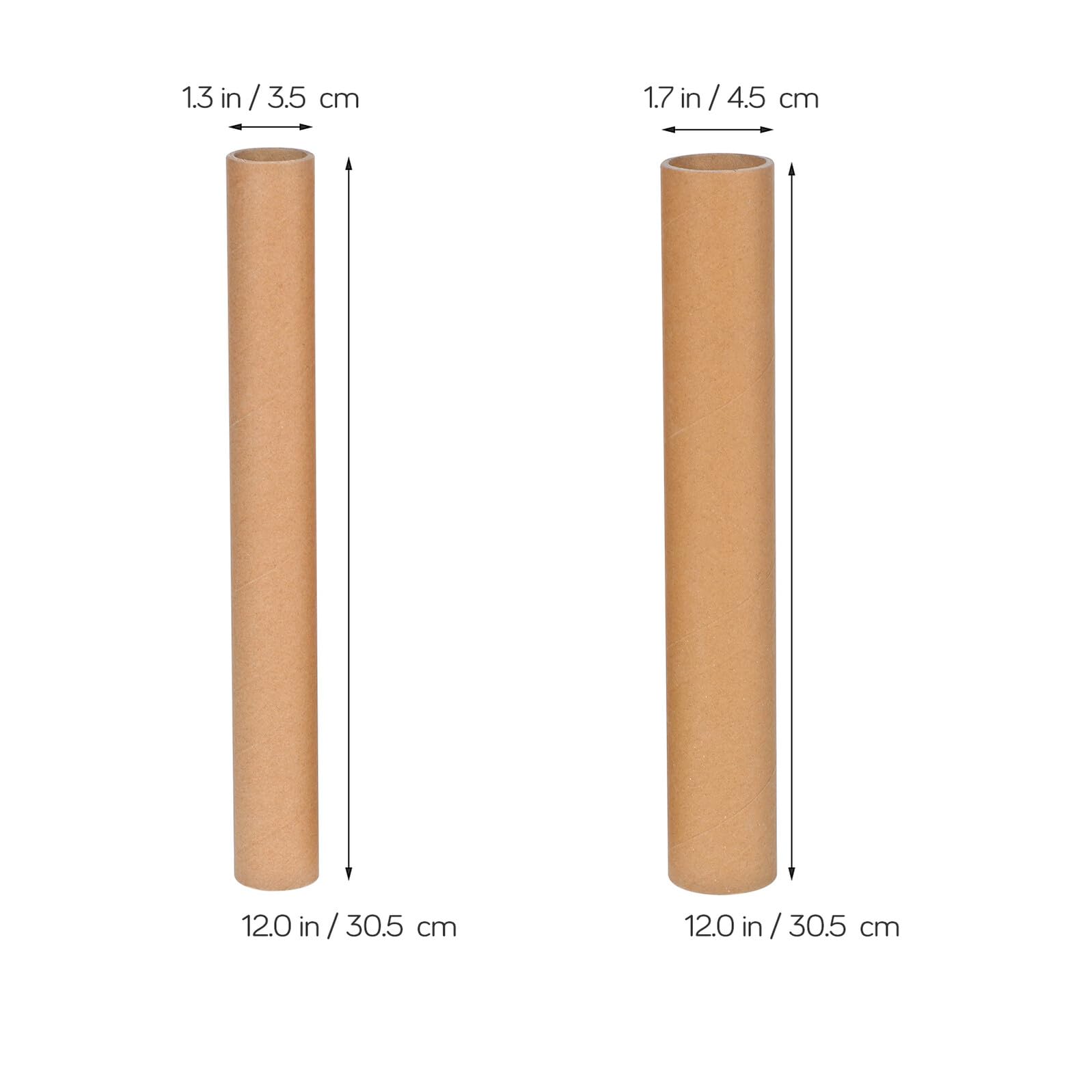 Hohopeti 20 Szt Tub Do Wysyłki Plakatów Tuby Kartonowe Do Plakatów Cylinder Papierowy Mała Tuba Papierowa