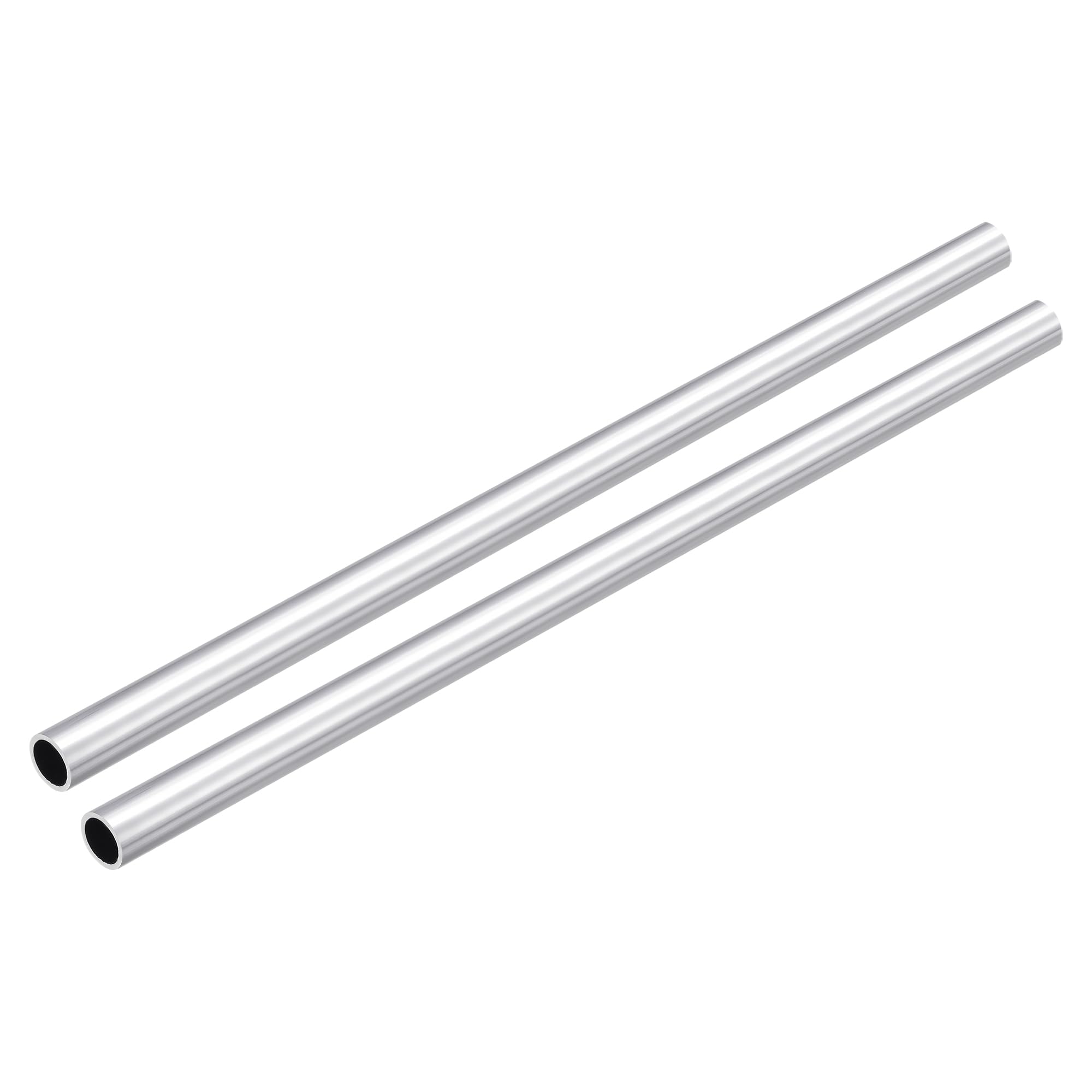 DMiotech 2er-Pack Aluminium-Rundrohr 6063 – 16mm X 12mm X 200mm Für Maschinenbau & DIY