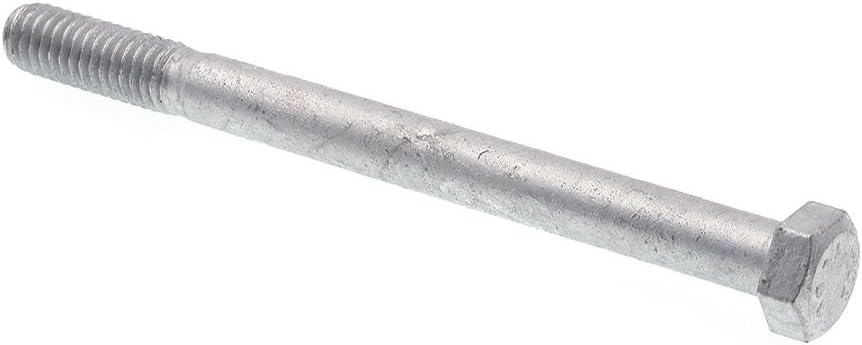 Prime-Line 9059999 Hex Bolts, 3/8 In.-16 X 4-1/2 In., A307 Grade A Hot Dip Galvanized (15 Pack)