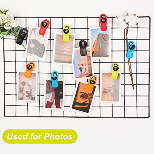Jetmore 16 Pack Chip Clips Bag Clips, Office Paper Clamps, Multicolor Magnetic Clip for Food Packages, Multipurpose Plastic Clip for Food, Snack, Refrigerator, Kitchen, Paper, Binder Clips - Thumbnail 5