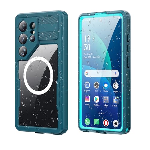 Galaxy S26 Ultra �Ή��P�[�X �h�� IP68 ���S�h���P�[�X �}�O�l�b�g 360°�S�ʕی� �h�o �h�� �ϏՌ� �N���A�w�� �����B�e ���^�t���J�o�[ �A�E�g�h�A�Ή��C�u���[